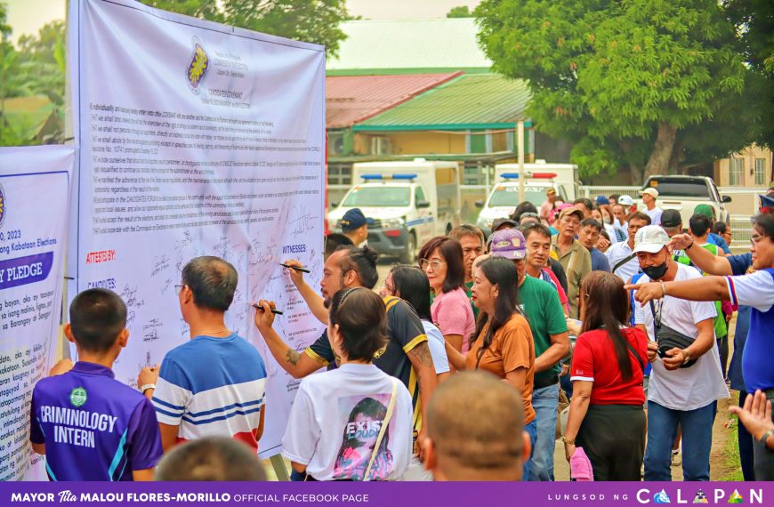 Unity walk and peace covenant signing