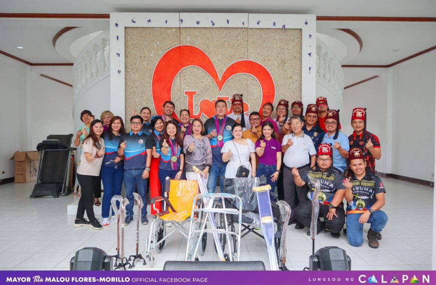 Turnover ceremony of assistive devices