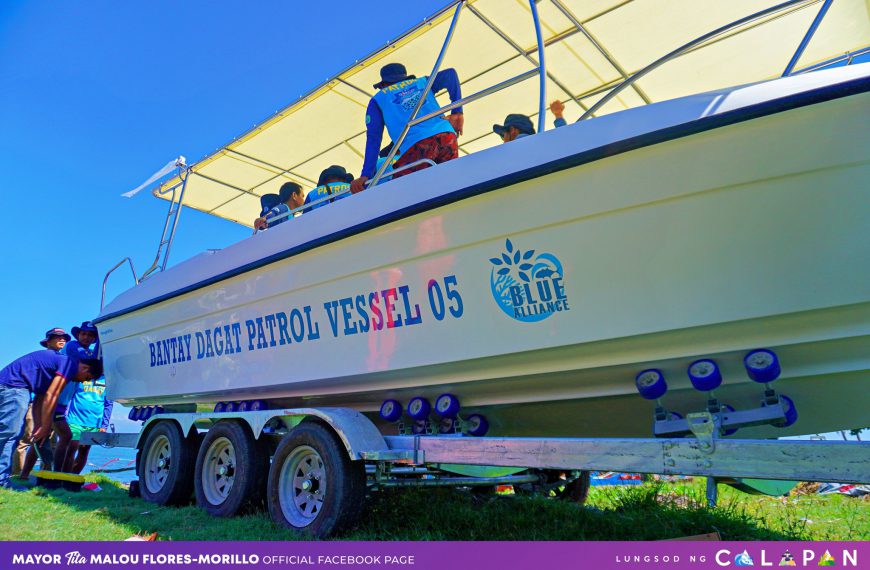 Bantay dagat patrol vessel, ipinagkaloob ng Blue Alliance para sa Calapan City