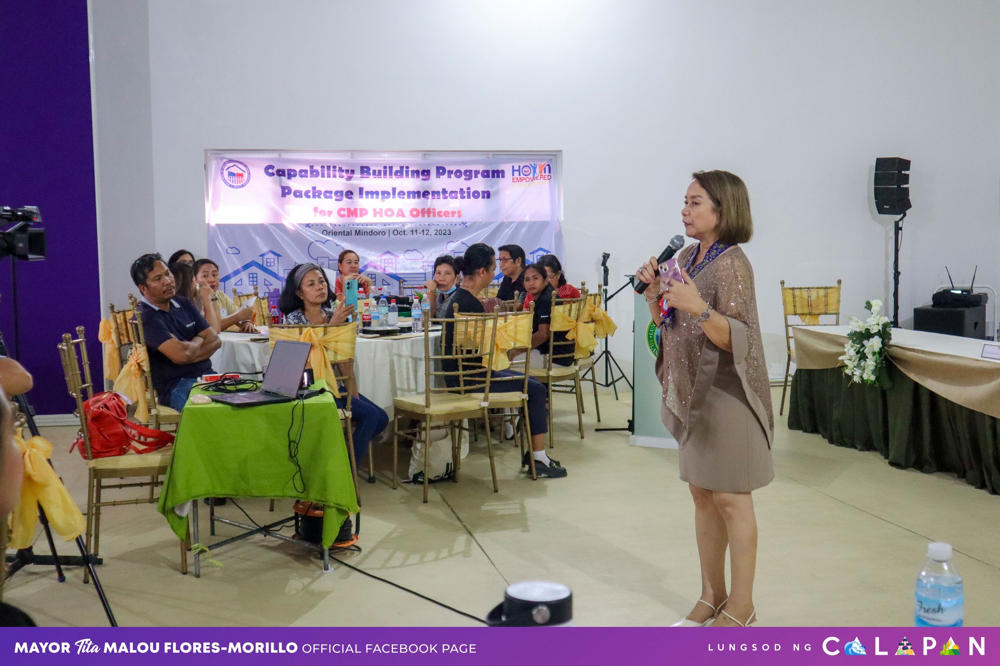 Capability building program package implementation for CMP HOA officers, dinaluhan ni Mayor Morillo