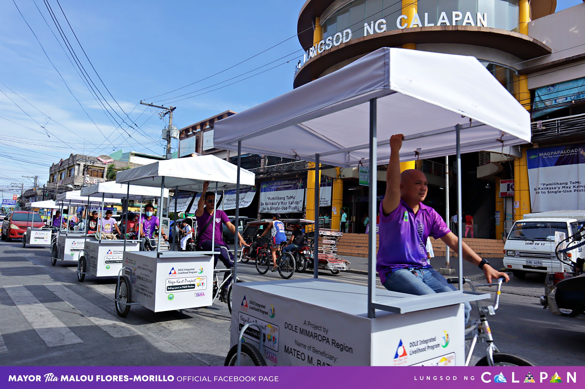 Awarding of Nego-Karts to Calapeño beneficiaries