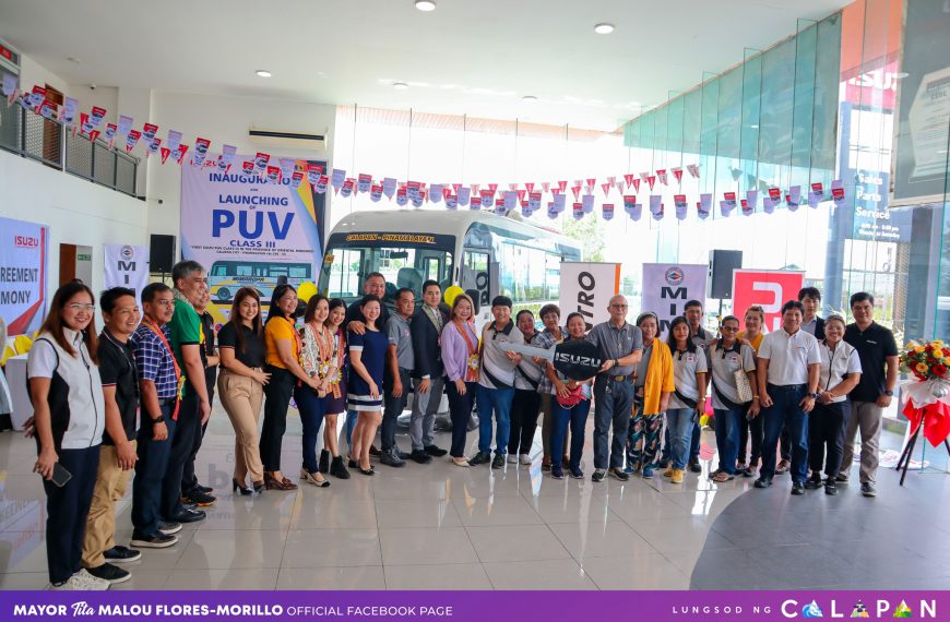 PUV CLASS III na aarangkada sa rutang Calapan City-Pinamalayan, pinasinayaan at inilunsad ng MITRANSCO at ISUZU Calapan