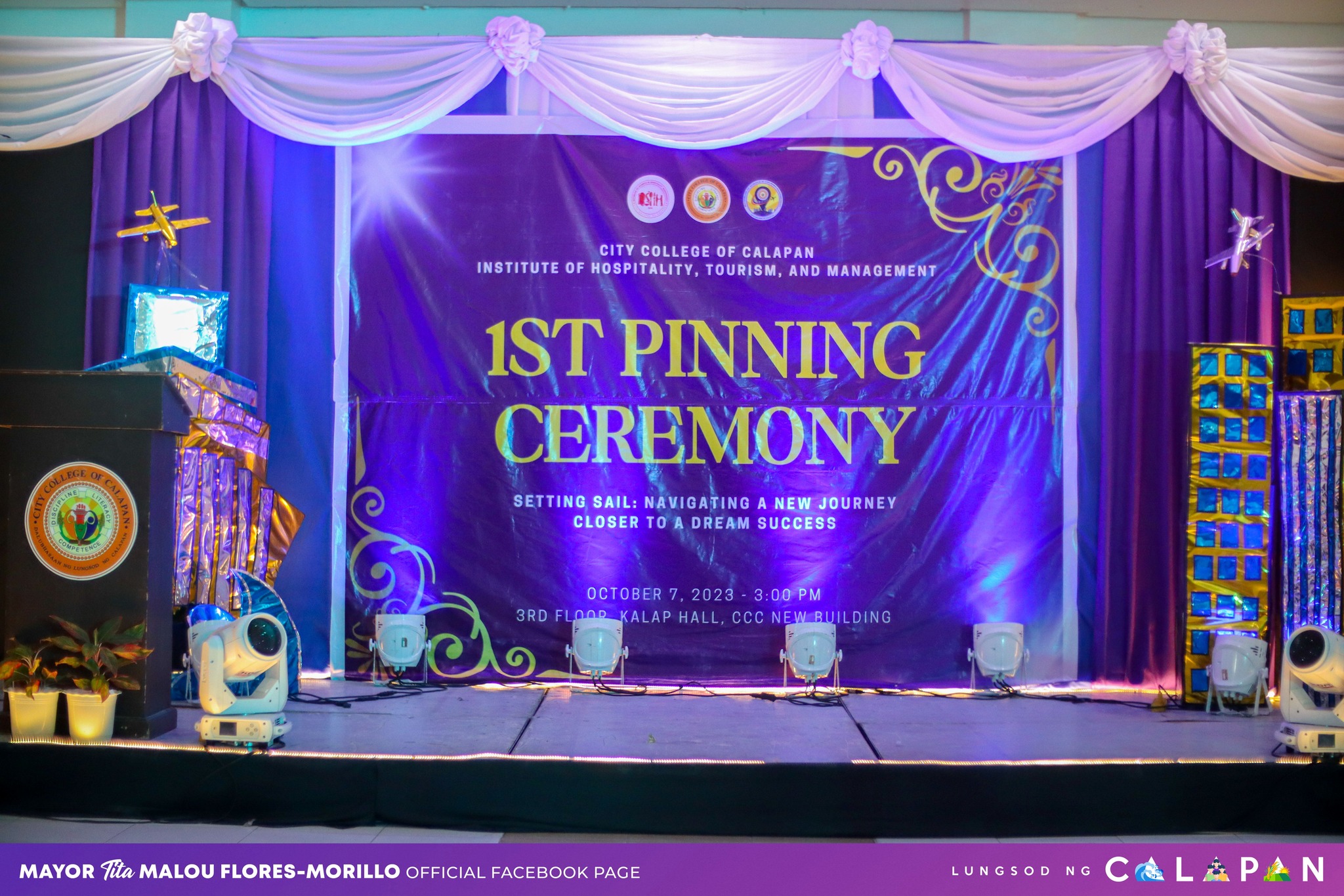 CCC Institute of Hospitality and Tourism Management 1st Pinning Ceremony