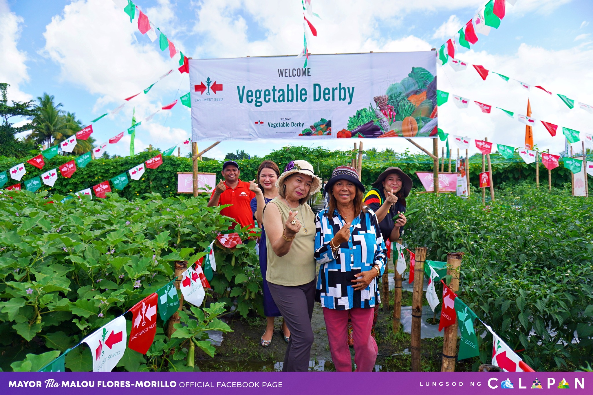 Kauna-unahang Vegetable Derby sa Calapan, Binisita ni Mayor Morillo