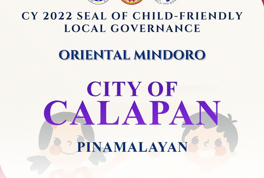 Pagpupugay sa Lungsod ng Calapan – A Child-Friendly City!