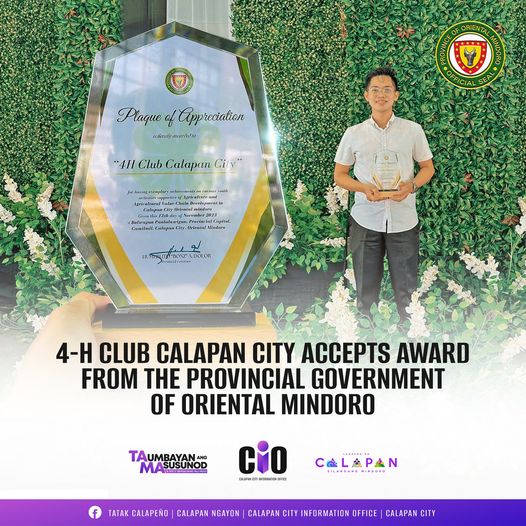 Congratulations 4-H Club Calapan City Federation!