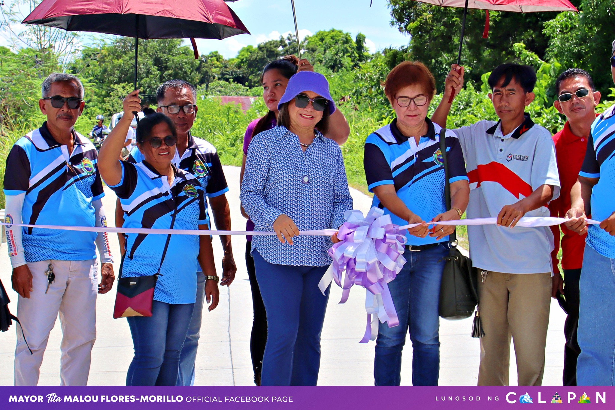 Inauguration of (3) Concrete Road Project of the City Government of Calapan under the Morillo Administration