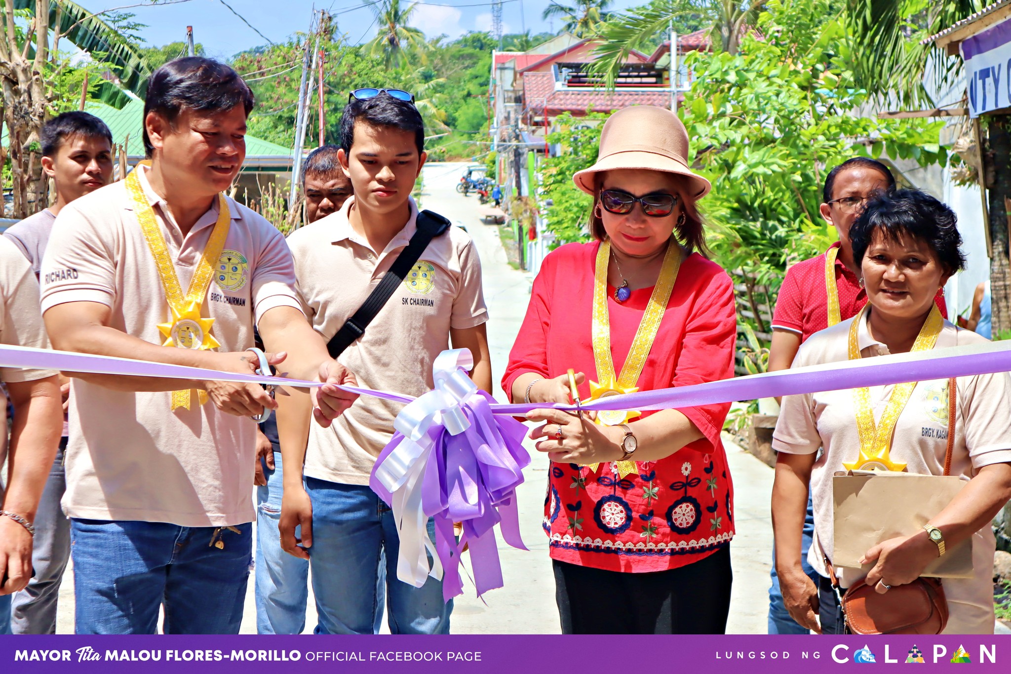Inauguration of concreted street at Brgy. Suqui