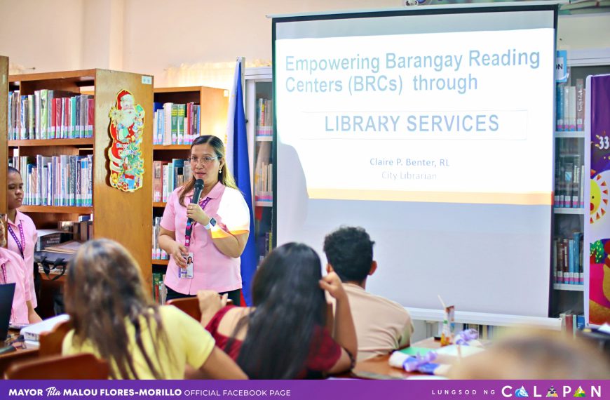 Empowering Barangay Reading Centers through Library Services