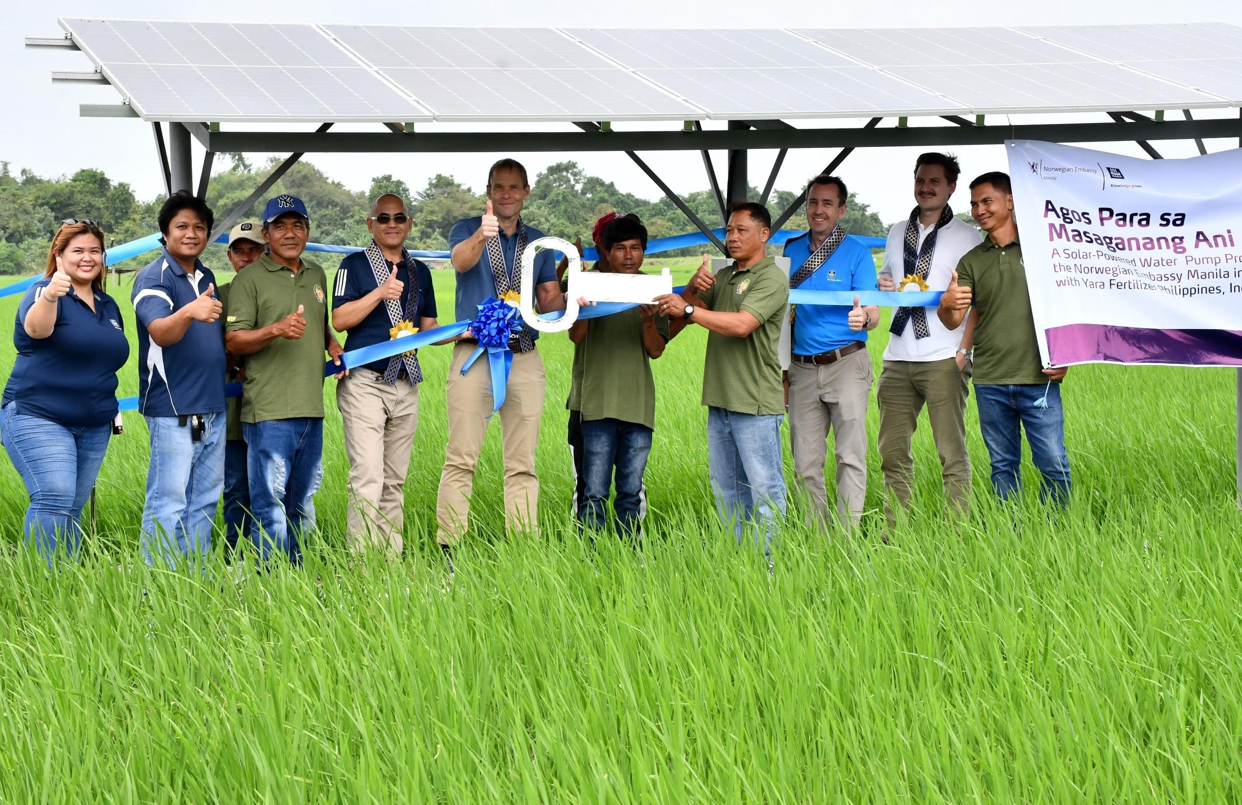 Norwegian Embassy taps crop solutions specialist for the installation of solar-powered water pumps in Calapan, Oriental Mindoro