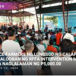 2,064 Rice farmers ng Lungsod ng Calapan, napagkalooban ng RFFA Intervention Monitoring Card na naglalaman ng P5,000.00