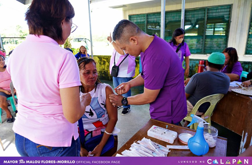 Libreng Anti Pneumonia vaccine, handog ni Mayor Malou sa Brgy. Gulod