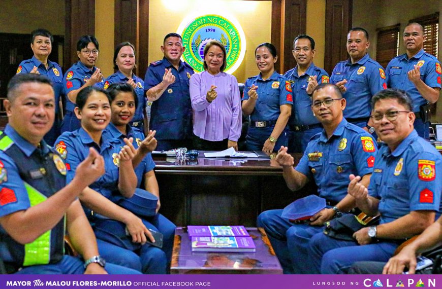 Calapan City District Jail & City Police Station New Year’s Call to Mayor Morillo