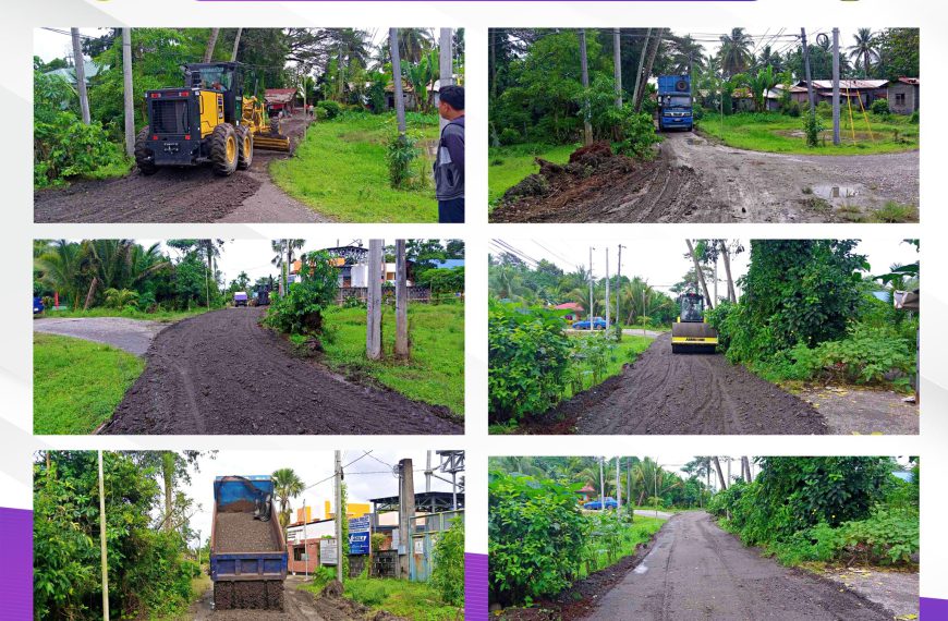 Rehabilitation and regravelling of road approaching Brgy. Managpi