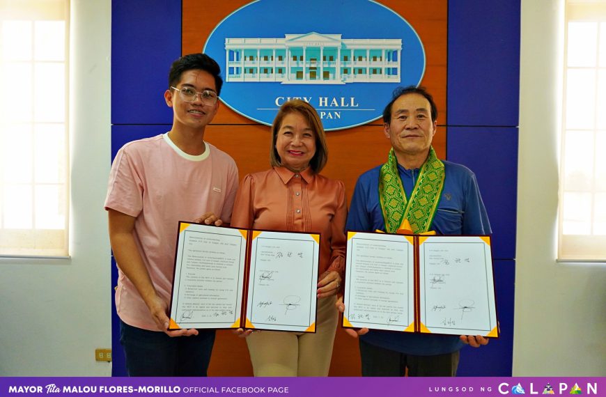 MOU signing ceremony between 4-H Club of Dangjin City and Calapan City