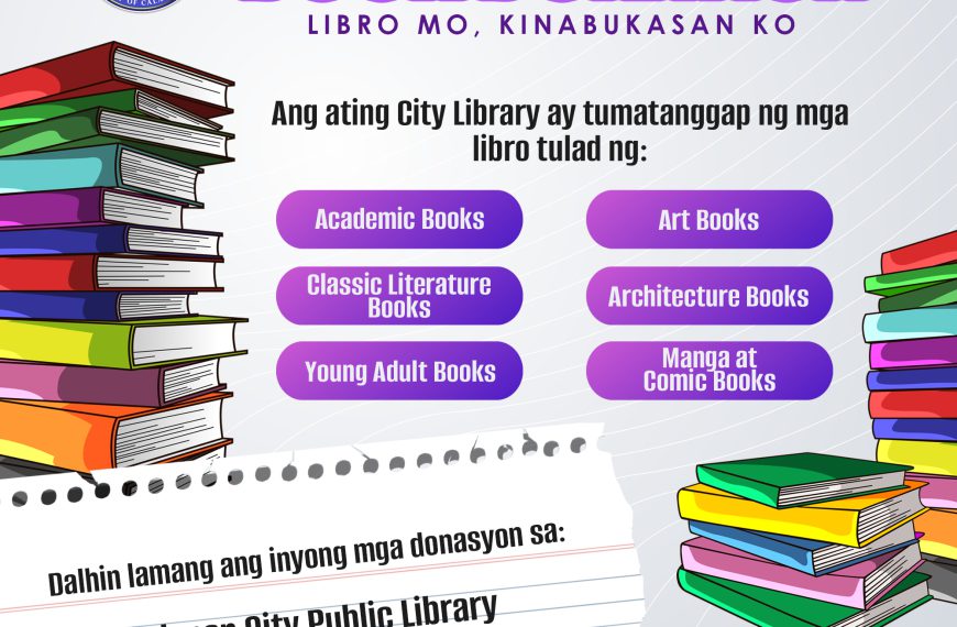 Book Donation: Libro Mo, Kinabukasan Ko