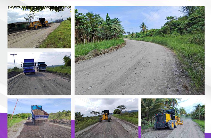 Brgy. Maidlang rehabilitation and regravelling of road going to Abaton Bridge.