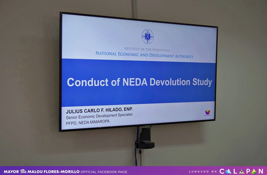 Pamahalaang Lungsod, nakiisa sa NEDA Devolution Study