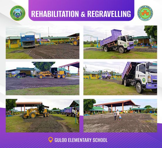 Gulod Elementary School’s rehabilitation and regrading of its school grounds