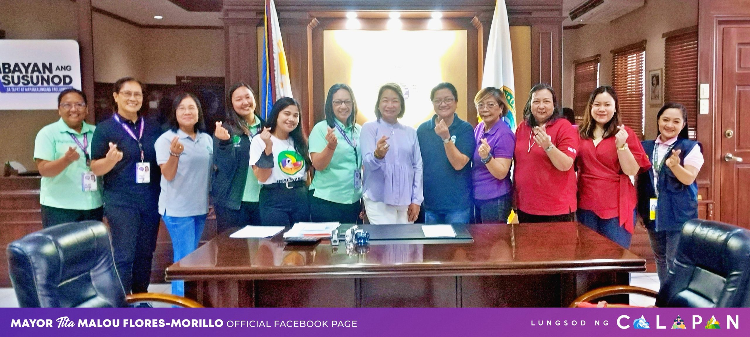 Ang pagbisita ng National Nutrition Council – MIMAROPA sa tanggapan ni City Mayor Marilou Flores-Morillo