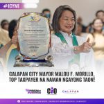 Calapan City Mayor Malou F. Morillo, Tax Payer na naman ngayong taon!