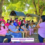 Pertussis Awareness Campaign sa mga Calapeño mula sa iba’t ibang barangay