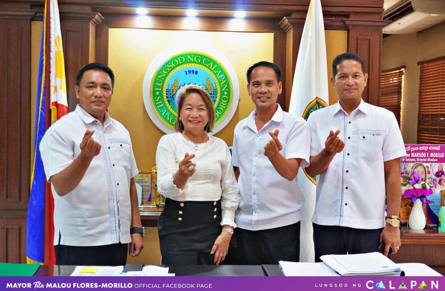 Ang pagbisita ng Philippine Drug Enforcement Agency (PDEA) Regional Office MIMAROPA sa tanggapan ni City Mayor Marilou Flores-Morillo