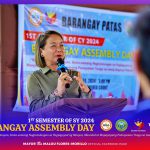 Barangay Assembly ng Patas, Malamig at Sta. Rita, Dinaluhan ni Mayor Morillo