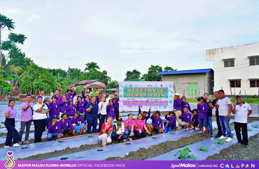 Ceremonial Planting ng Vegetable Derby 2024 sa pangunguna ni Mayor Morillo