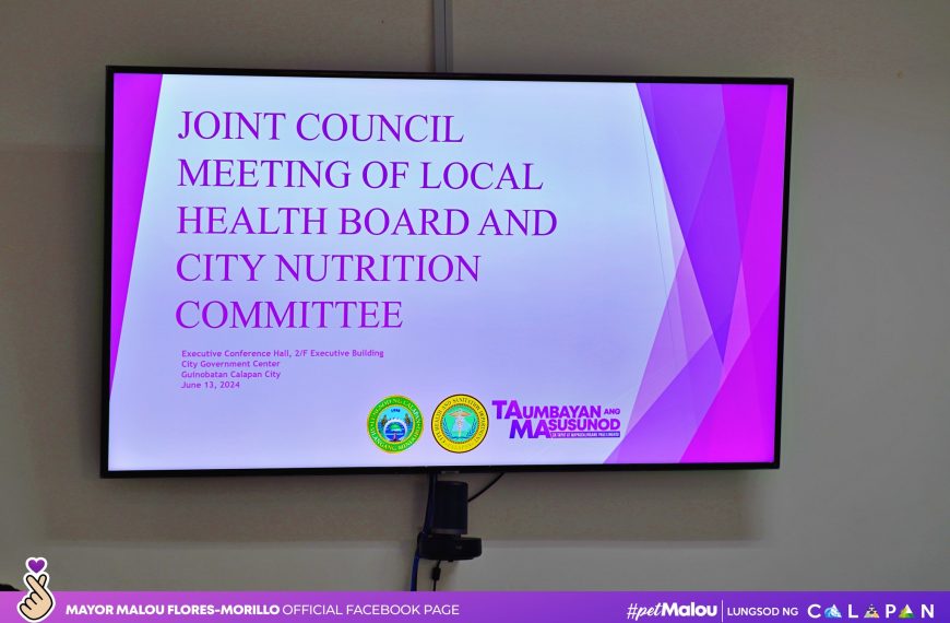 JOINT COUNCIL MEETING OF LOCAL HEALTH BOARD AND CITY NUTRITION COMMITTEE