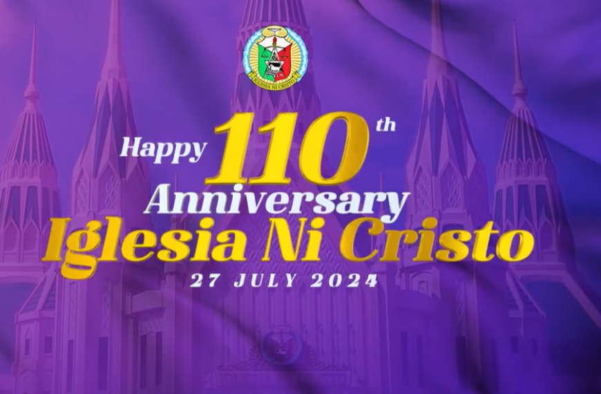 Happy 110th Founding Anniversary, Iglesia Ni Cristo!