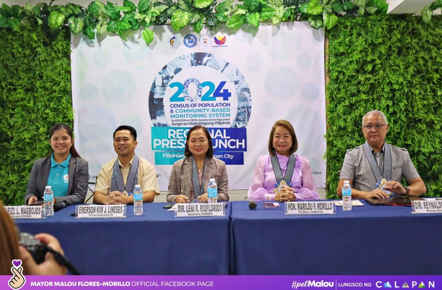 2024 POPCEN-CBMS REGIONAL PRESS LAUNCH, IDINAOS SA CALAPAN