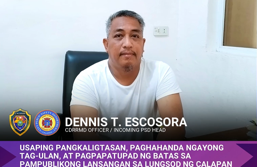 Panayam kay Mr. Dennis Escosora ng Calapan CDRRMD