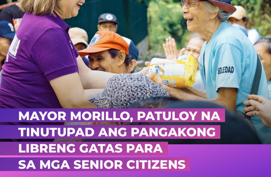 CALAPAN CITY MAYOR MORILLO, PATULOY NA TINUTUPAD ANG PANGAKONG LIBRENG GATAS SA MGA SENIOR CITIZENS