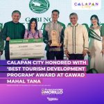 Calapan City honored with ‘Best Tourism Development Program’ award at Gawad MAHAL TANA