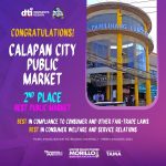 Pamilihang Lungsod ng Calapan na kinilalang 2nd Place na Best Public Market sa PBBM Awards 2024