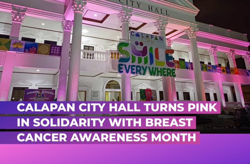 Calapan City turns pink in solidarity with Breast Cancer Awareness Month