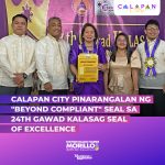 Lungsod ng Calapan muling Tumanggap ng Parangal