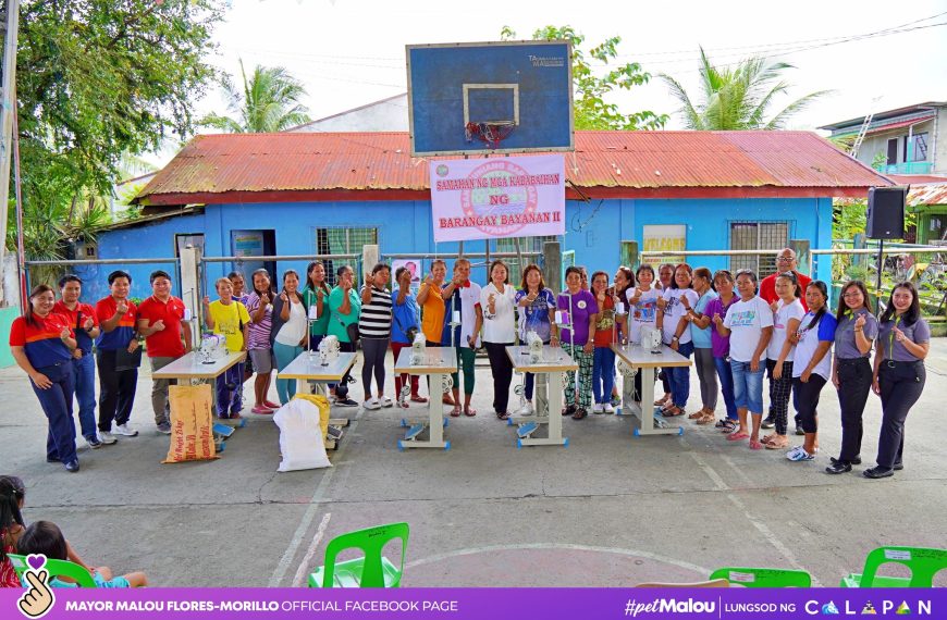 Ceremonial Turn-Over of Livelihood Materials for the Kababaihan of Bayanan II