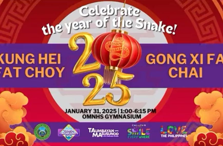 Calapan City’s First-Ever Chinese New Year Celebration 2025!